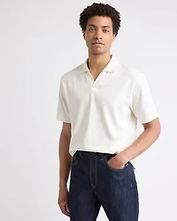 Polo Uni à Manches Courtes