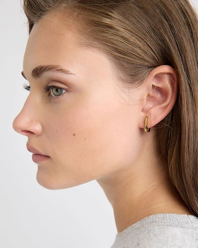 Boucles d'Oreilles Maillon en U
