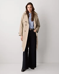 Trench Coat with Quilted Lining