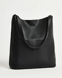 Faux Leather Tote Bag
