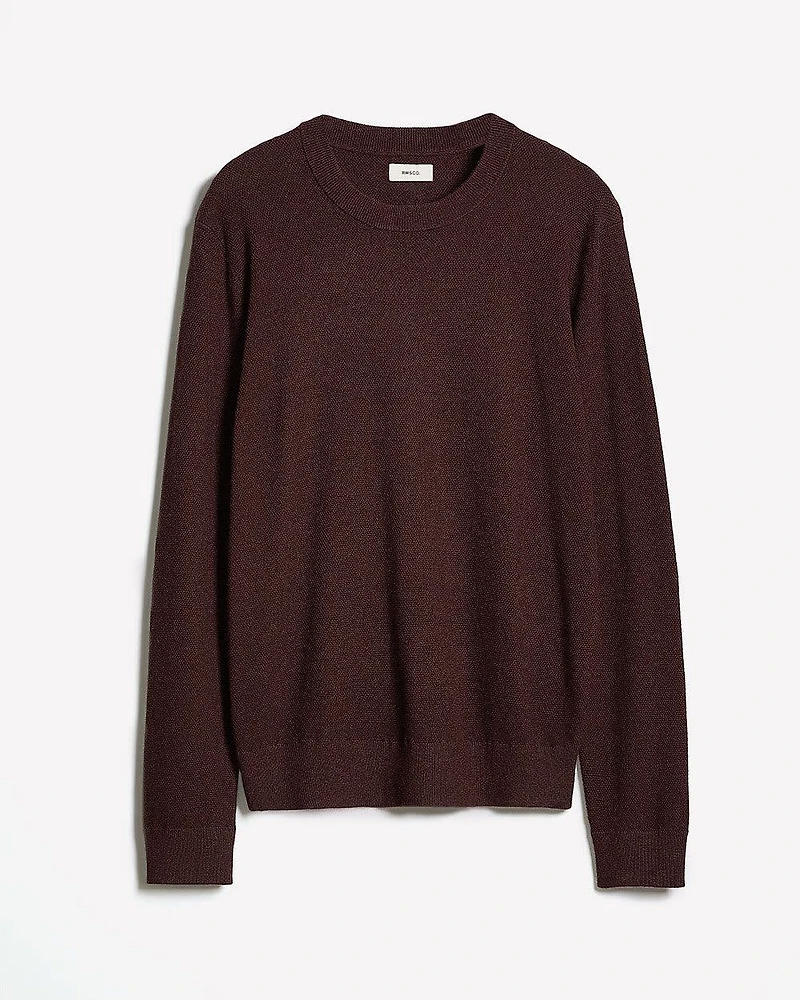 Long-Sleeve Crew-Neck Sweater