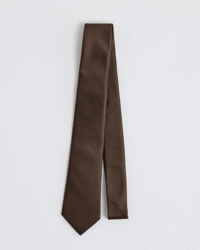 Brown Skinny Tie