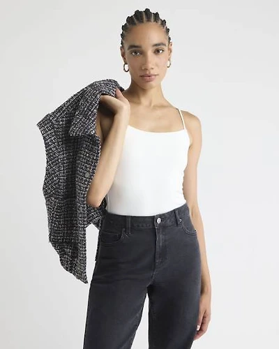 Camisole à Encolure Dégagée et Bretelles Spaghetti