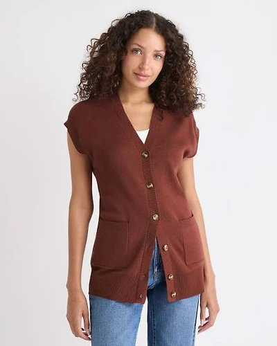 Veste Longue à Boutonner