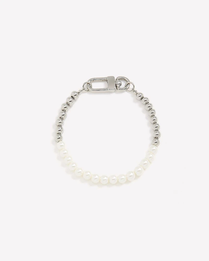 Beaded Bracelet with Pearls