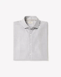 Tailored-Fit Heather Dress Shirt