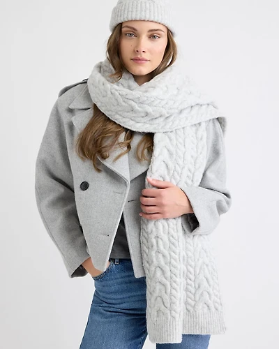 Cable-Knit Scarf