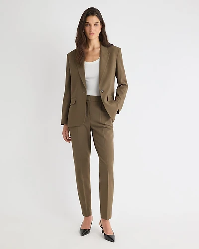 Relaxed-Fit One-Button Blazer