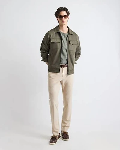 Solid Slim-Fit City Pant