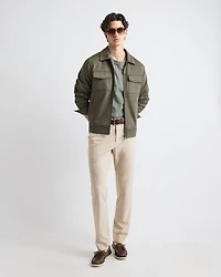 Solid Slim-Fit City Pant