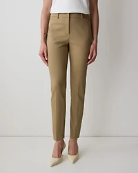 Pantalon Indispensable Signature à Jambe Étroite et Taille Mi-Haute