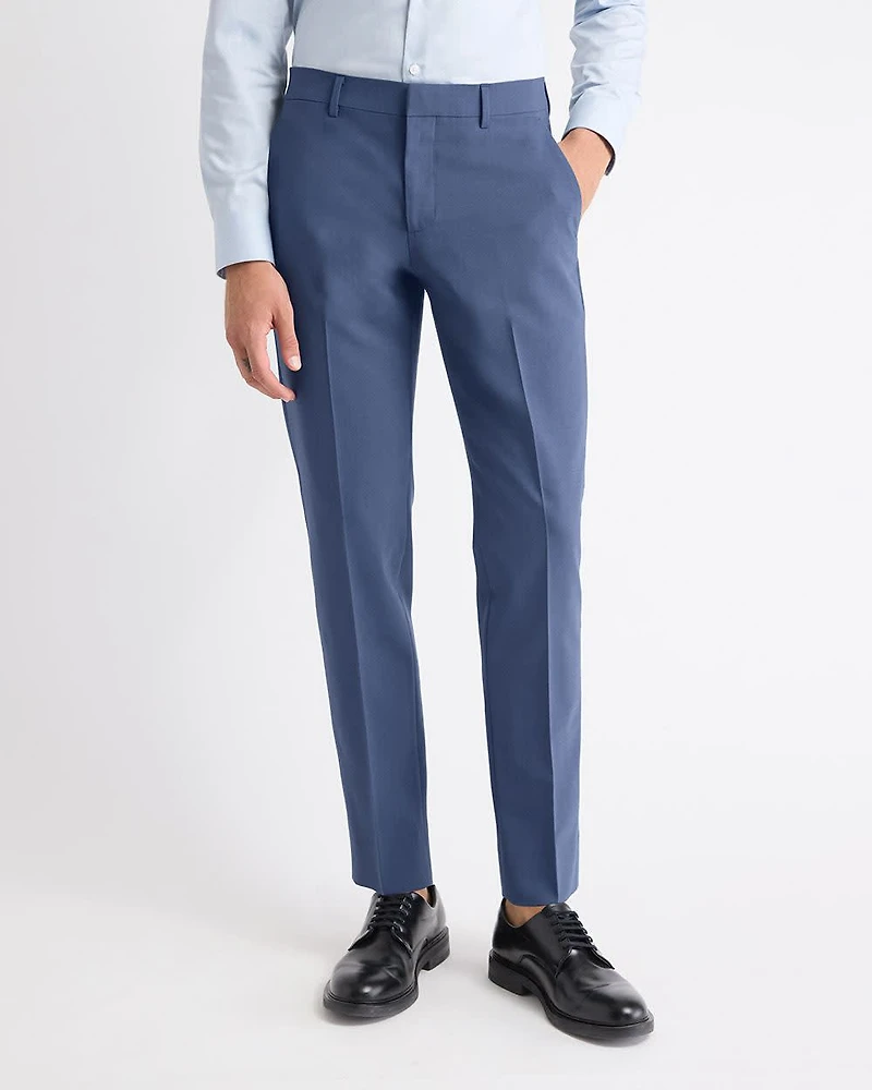 Slim-Fit Blue Wool-Blend Suit Pant