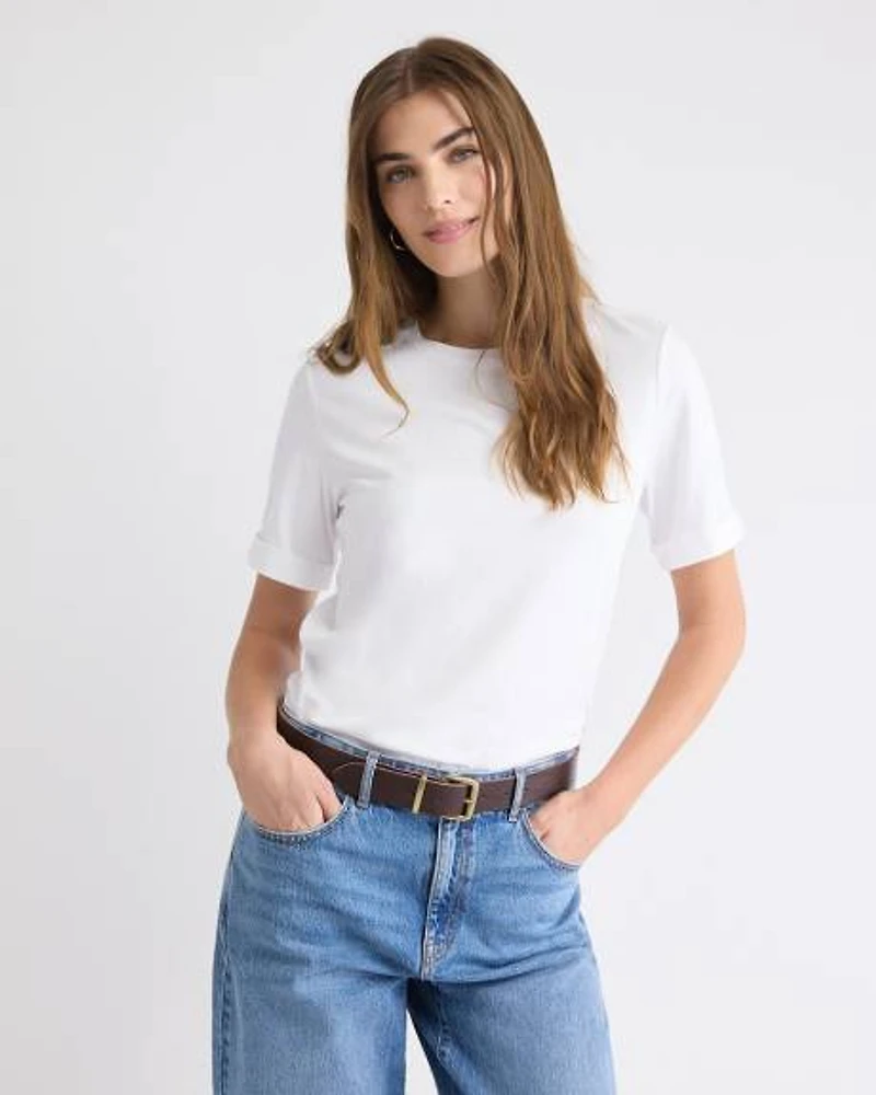 Relaxed-Fit Supima Cotton Tee