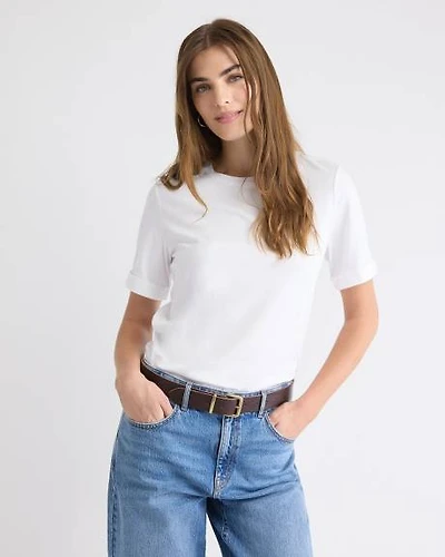Relaxed-Fit Supima Cotton Tee