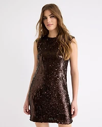 Sleeveless Mini Sequins Cocktail Dress