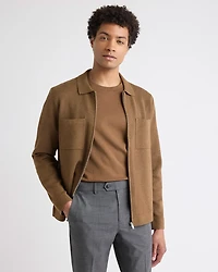 Cardigan Urbain à Zip en Tricot