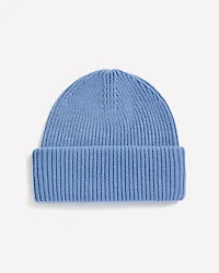 Wool-Blend Ribbed Beanie