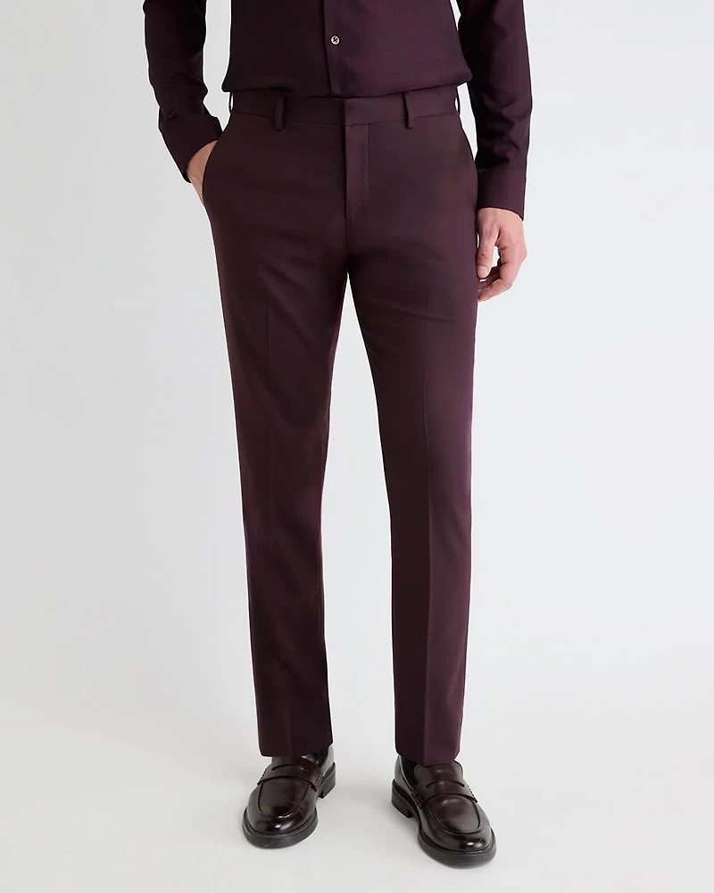Slim-Fit Fig Suit Pant