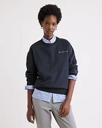 Long-Sleeve Crew-Neck French Terry Sweatshirt