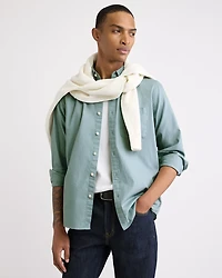 Long-Sleeve Textured Shirt