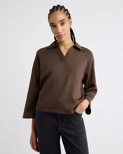 Long-Sleeve Polo
