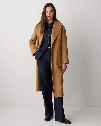 Long Coat with Belt