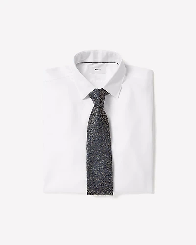 Regular-Fit Solid Supima (R) Twill Dress Shirt