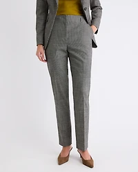 Pantalon à Jambe Étroite Pleine Longueur et Taille Haute