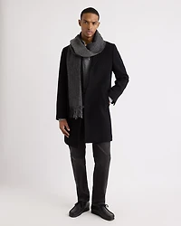 Classic Wool Coat with Tailored Collar