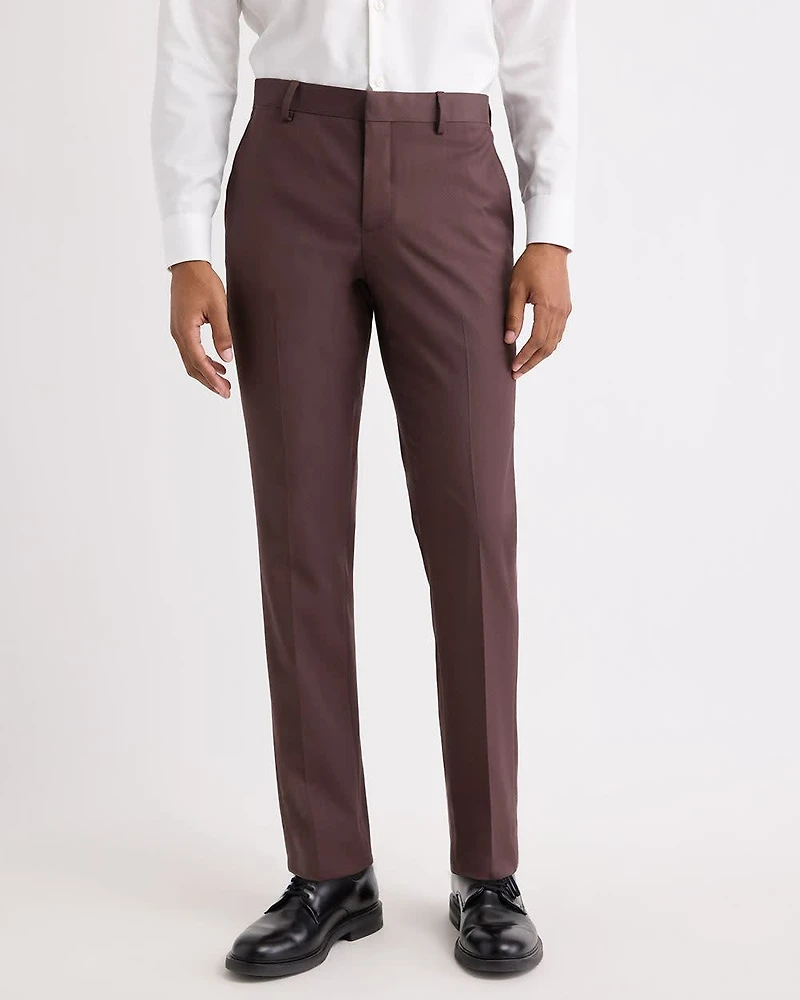 Slim-Fit Lavender Suit Pant