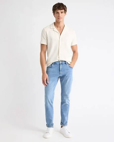 Slim-Fit Light-Wash Denim Pant