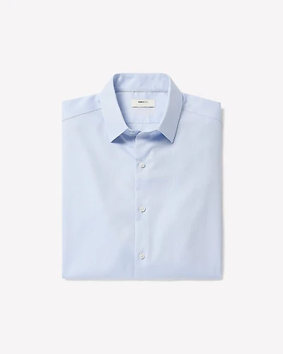 Chemise Habillée à Coupe Étroite en Dobby