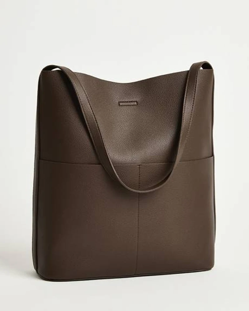 Sac Fourre-Tout en Faux Cuir