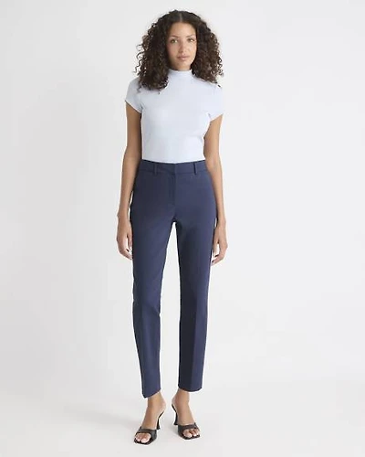 Pantalon Indispensable Signature Cheville à Jambe Étroite et Taille Mi-Haute