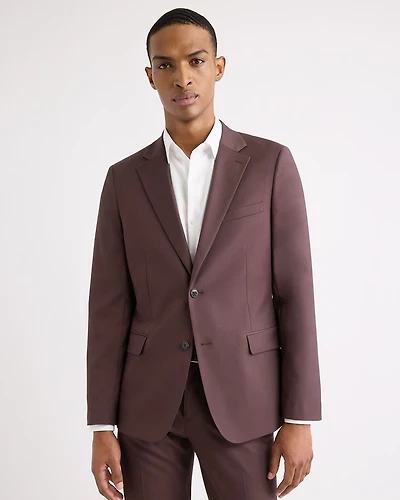 Slim-Fit Lavender Suit Blazer