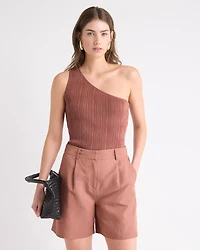 Camisole Moulante à Une Épaule