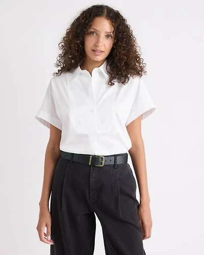 Leather Belt with Square Buckle