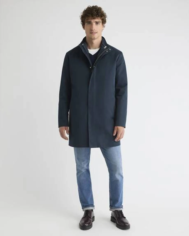 3-in-1 Mackintosh Coat with Funnel Neckline