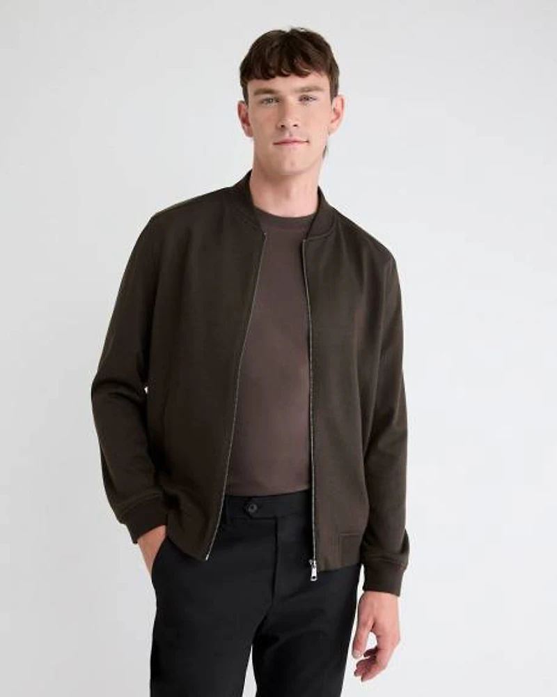 Chocolate Bomber Jacket