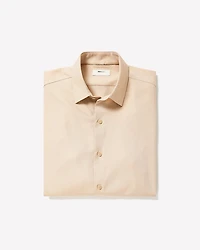 Chemise Habillée Style Tricot à Coupe Étroite