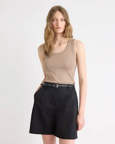 Scoop-Neck Cami with Wide Straps