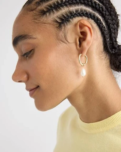 Hoops with Freshwater Pearls