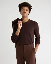 Long-Sleeve Crew-Neck Sweater