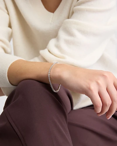 Tennis Bracelet with Cubic Zirconias