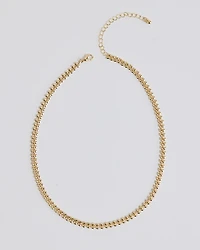 Golden Leaf Link Necklace