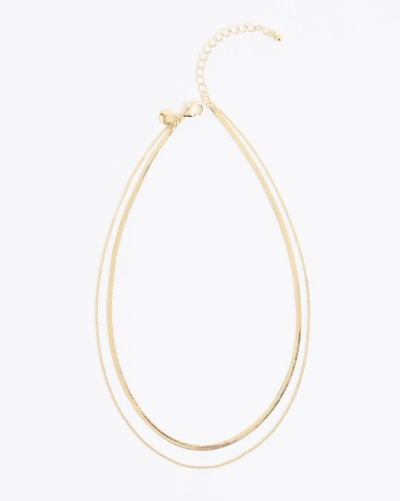 Double-Chain Necklace