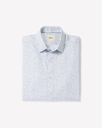 Tailored-Fit Dress Shirt with Floral Pattern