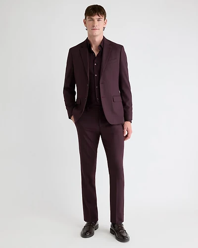 Slim-Fit Fig Suit Pant