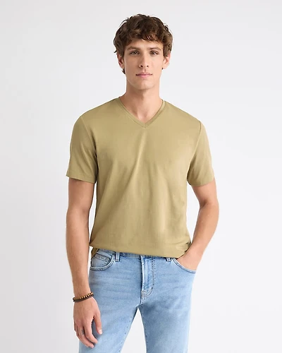 Solid Supima (R) Cotton V-Neck T-Shirt