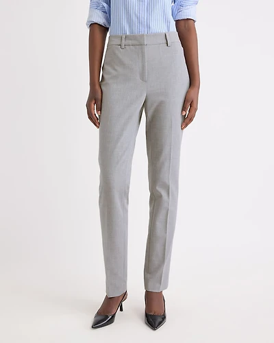 Mid-Rise Long Slim-Leg Signature Pant